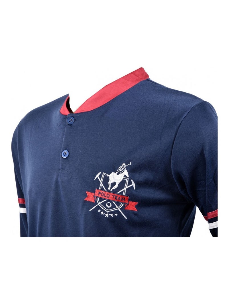 Pigiama Uomo Lungo SWEET SECRET Blu marino - Kiabi