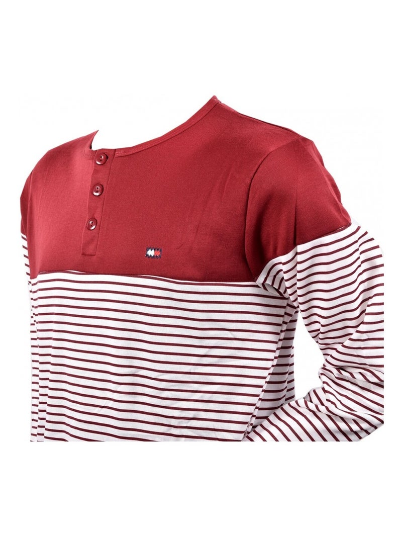 Pigiama Uomo Lungo SWEET SECRET Rosso - Kiabi