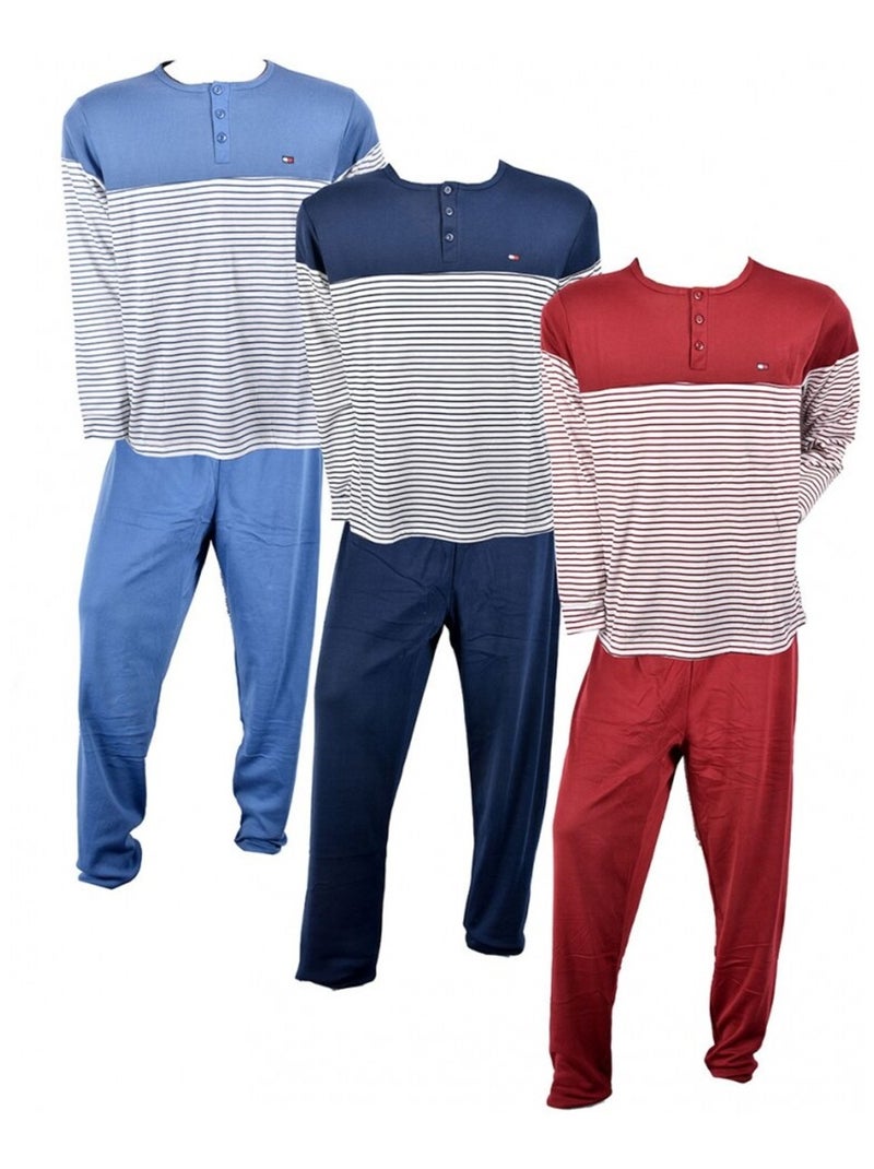 Pigiama Uomo Lungo SWEET SECRET Rosso - Kiabi