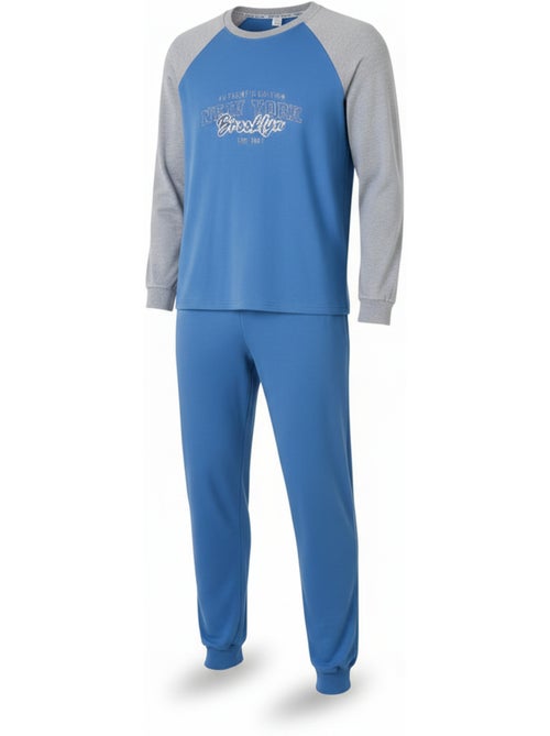 Pigiama uomo pile raglan ricamato ozabi - Kiabi Pigiama uomo pile raglan ricamato ozabi - Kiabi