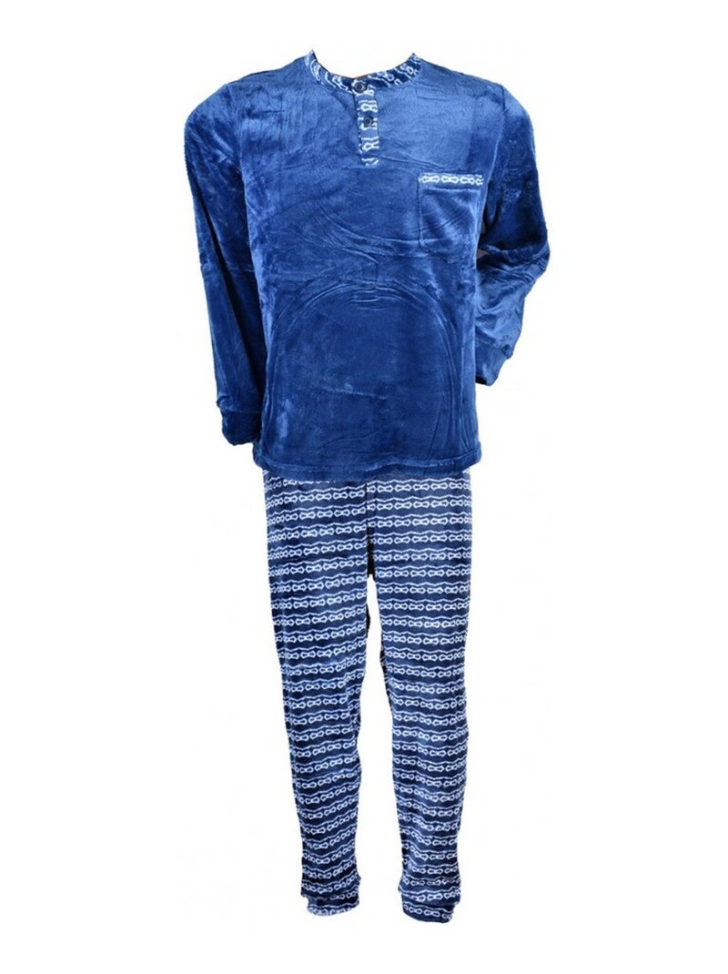 Pigiama Uomo POLAIRE ECO Blu - Kiabi