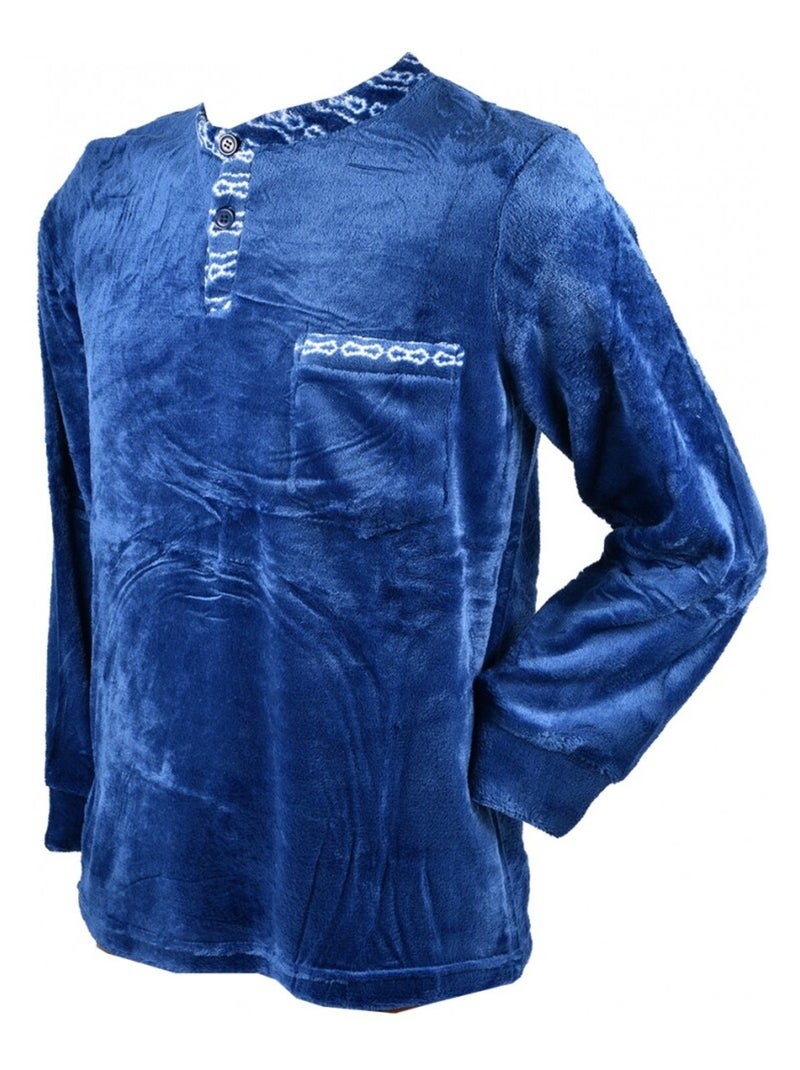 Pigiama Uomo POLAIRE ECO Blu - Kiabi