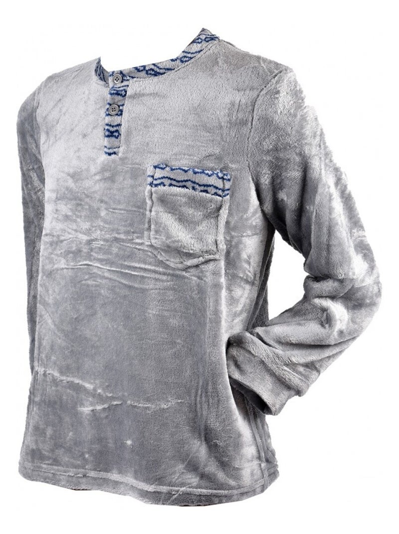 Pigiama Uomo POLAIRE ECO Grigio - Kiabi