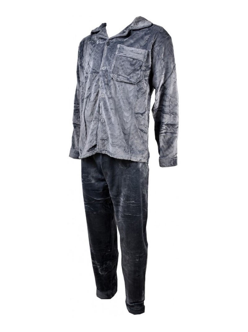 Pigiama Uomo POLAIRE ECO Grigio - Kiabi