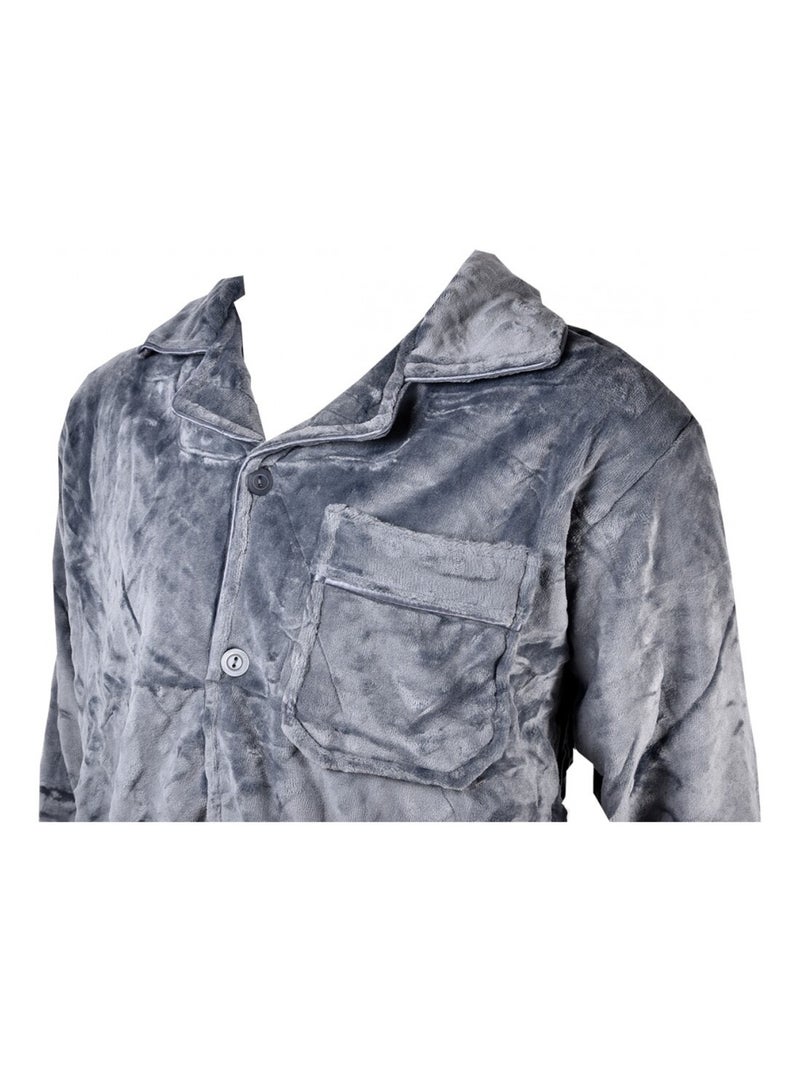 Pigiama Uomo POLAIRE ECO Grigio - Kiabi