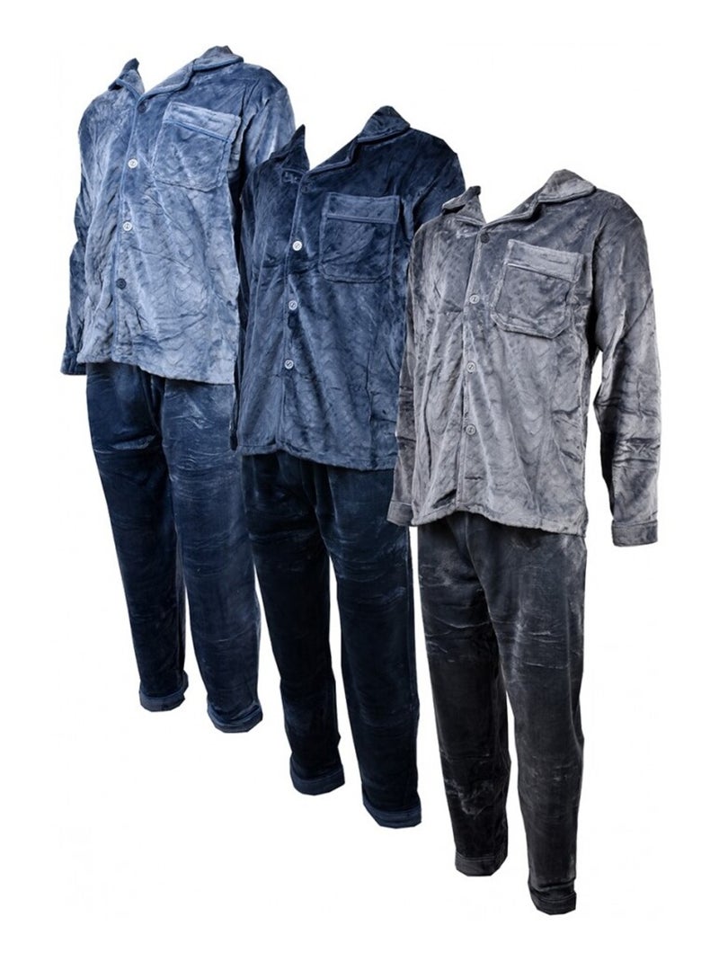 Pigiama Uomo POLAIRE ECO Grigio - Kiabi