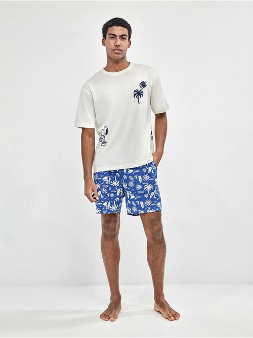 Pigiama uomo stampato Snoopy - Kiabi Pigiama uomo stampato Snoopy - Kiabi