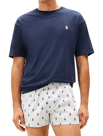 Pigiama Uomo Tommy Hilfiger Maglietta e Pantaloni in Tessuto