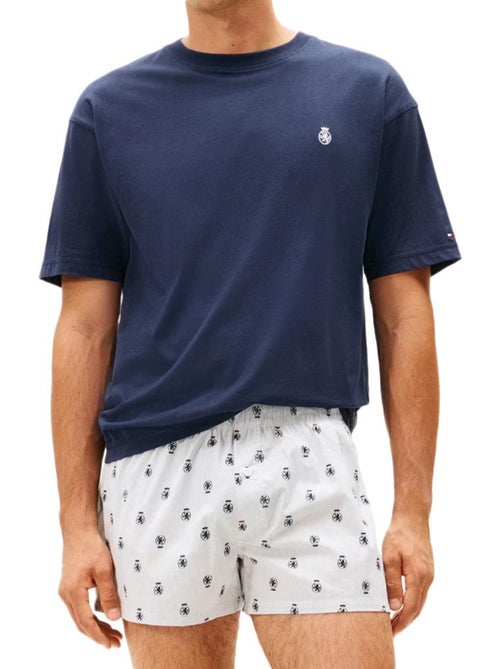 Pigiama Uomo Tommy Hilfiger Maglietta e Pantaloni in Tessuto - Kiabi Pigiama Uomo Tommy Hilfiger Maglietta e Pantaloni in Tessuto - Kiabi
