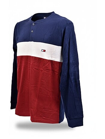 Pigiama Uomo Tricolore Microfibra Stretch C2520