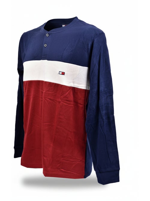 Pigiama Uomo Tricolore Microfibra Stretch C2520 - Kiabi