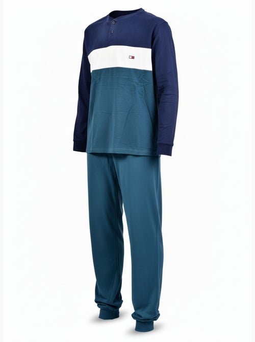 Pigiama Uomo Tricolore Microfibra Stretch C2520 - Kiabi