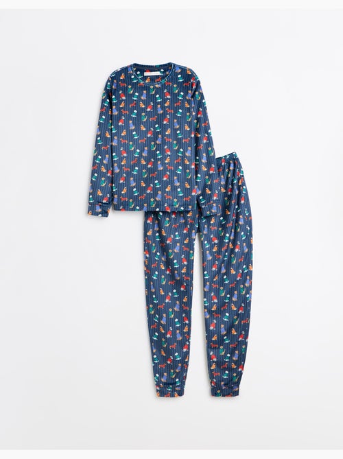 Pigiama vellutato, mo fashion - Kiabi