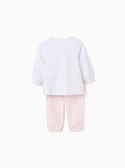 Pigiami a manica lunga con stampa - Kiabi