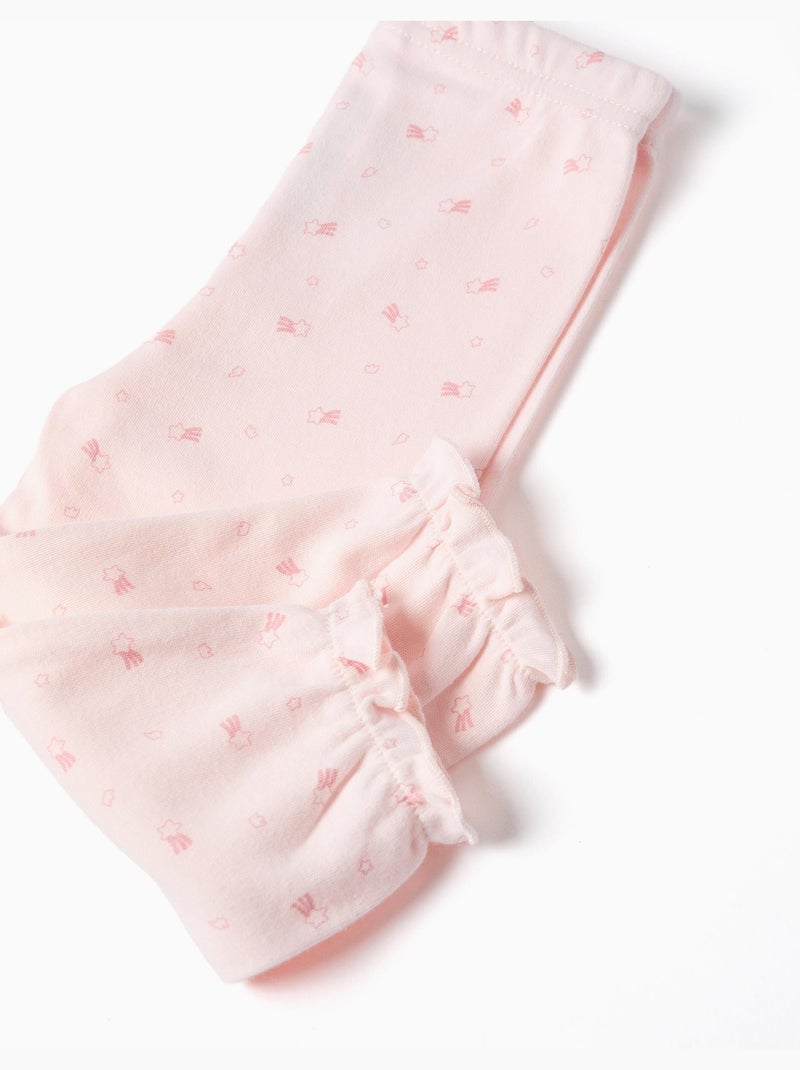 Pigiami a manica lunga con stampa Bianco - Kiabi