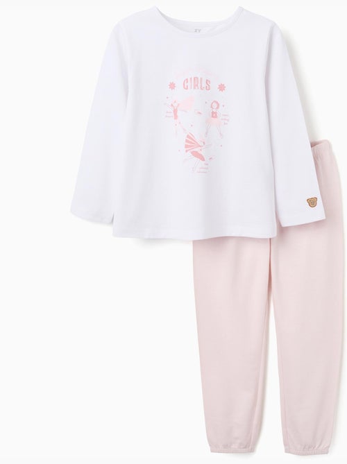 Pigiami a manica lunga con stampa super power girls - Kiabi