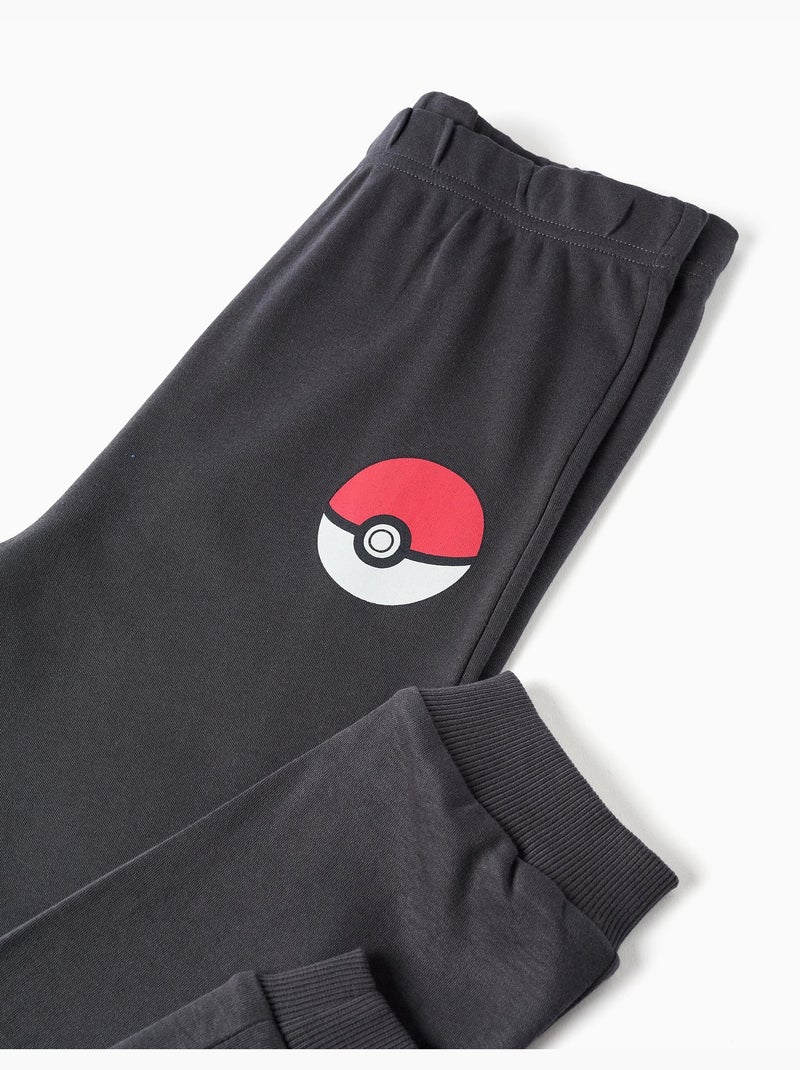 Pigiami in cotone a manica lunga con stampa pokémon Bianco - Kiabi