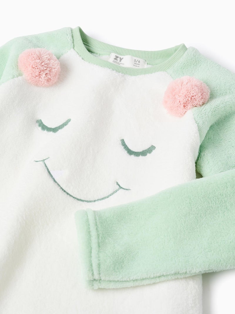 pigiami in plush with monsters of emotions ricamo Verde chiaro - Kiabi