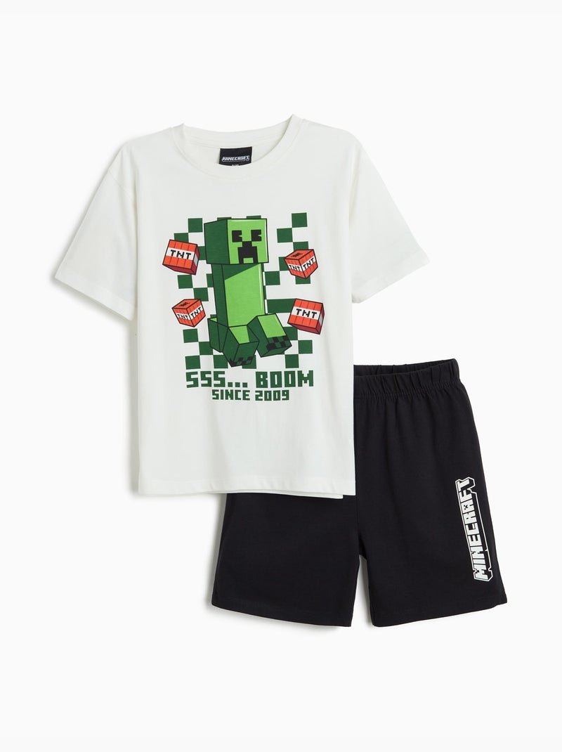 Pigiami 'Minecraft', MO Fashion Bianco - Kiabi