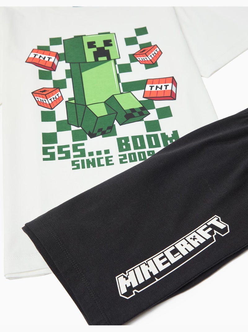 Pigiami 'Minecraft', MO Fashion Bianco - Kiabi