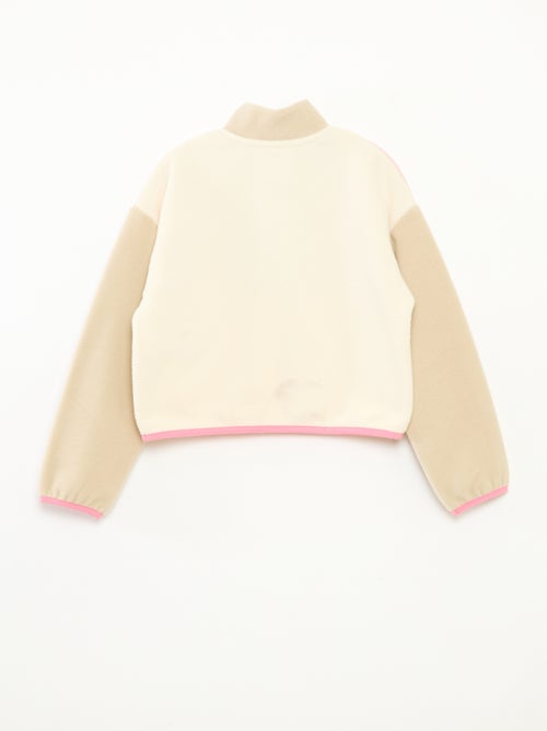 Pile collo alla coreana con bordino - Kiabi
