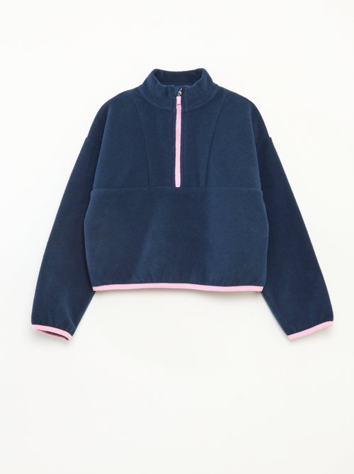 Pile collo camionista con bordino - Kiabi