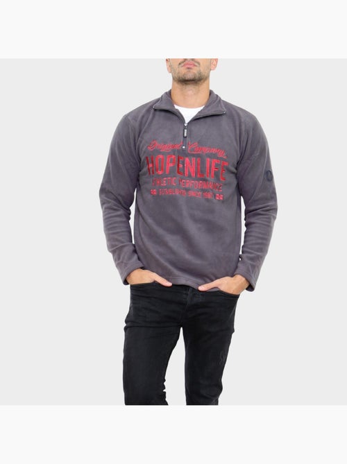 Pile con collo alto con cerniera - Kiabi