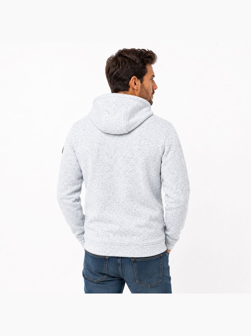 Pile in maglia con cappuccio talerteoral – kaporal Bianco - Kiabi