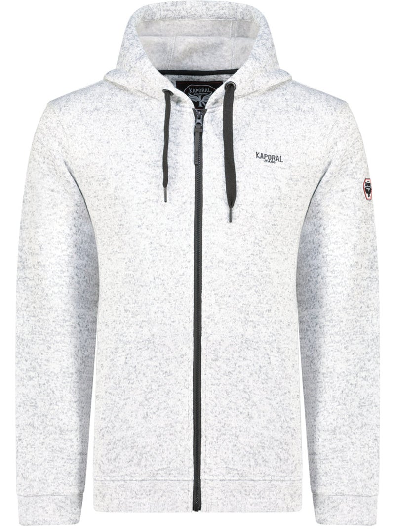 Pile in maglia con cappuccio talerteoral – kaporal Bianco - Kiabi