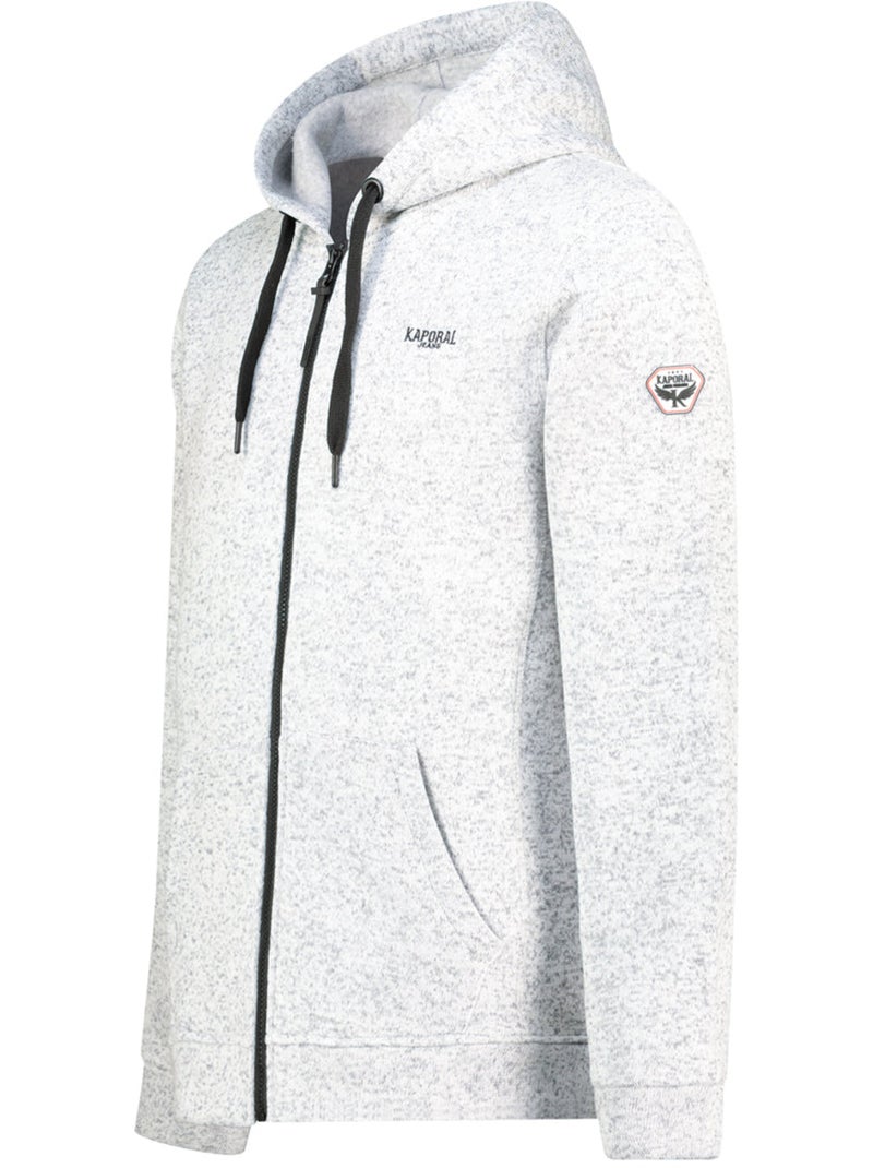 Pile in maglia con cappuccio talerteoral – kaporal Bianco - Kiabi
