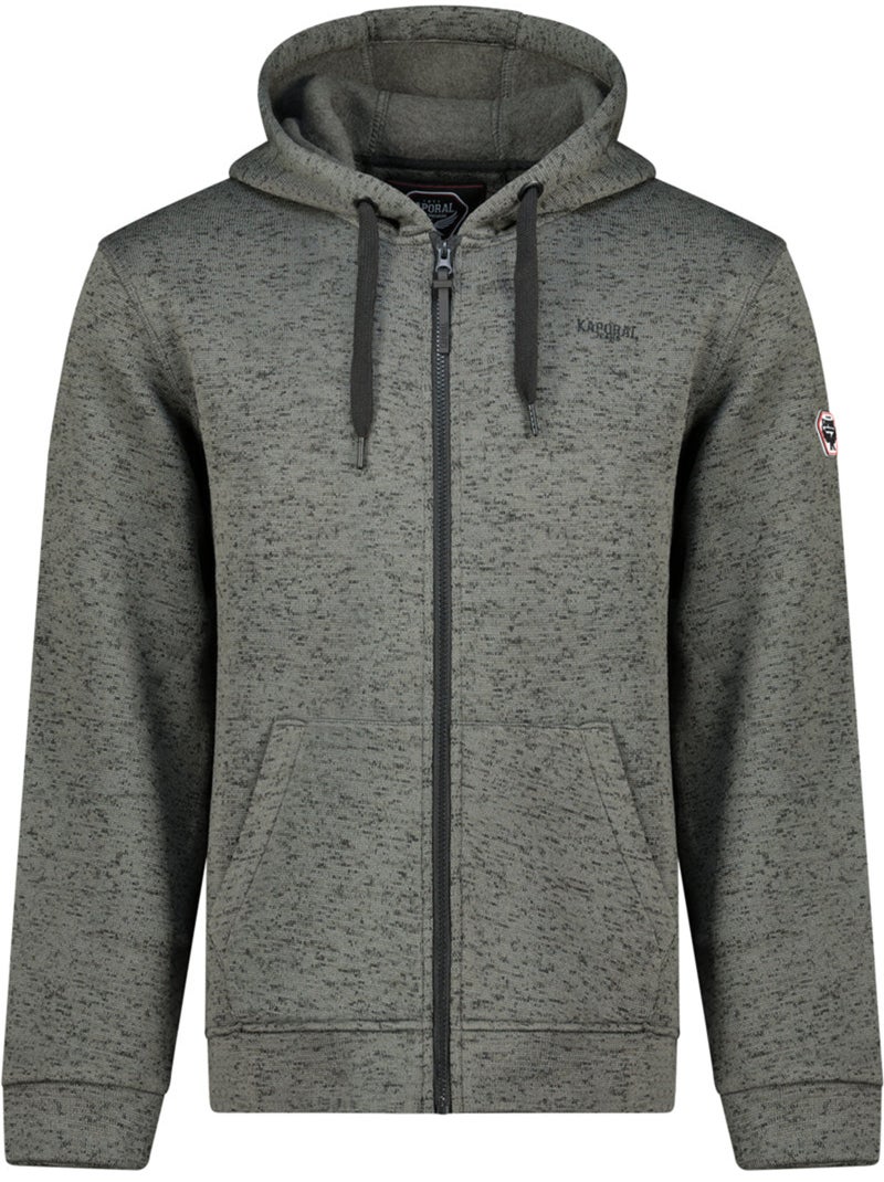 Pile in maglia con cappuccio talerteoral – kaporal Grigio scuro - Kiabi