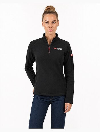 Pile sottile con zip e collo alto tugeak – canadian peak