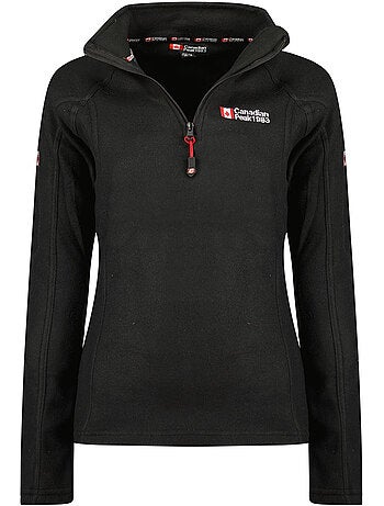 Pile sottile con zip e collo alto tugeak – canadian peak