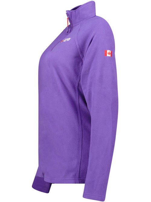 Pile sottile con zip e collo alto tugeak – canadian peak - Kiabi Pile sottile con zip e collo alto tugeak – canadian peak - Kiabi