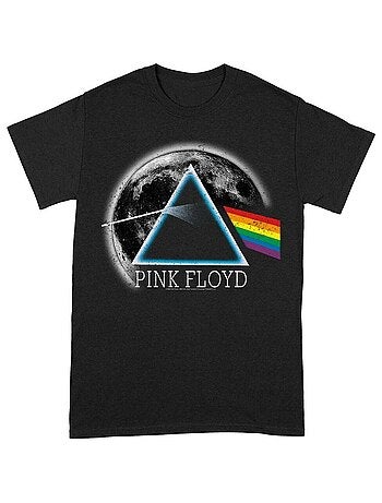 Pink Floyd Dark Side Of The Moon Maglietta Effetto invecchiato Adulto Unisex
