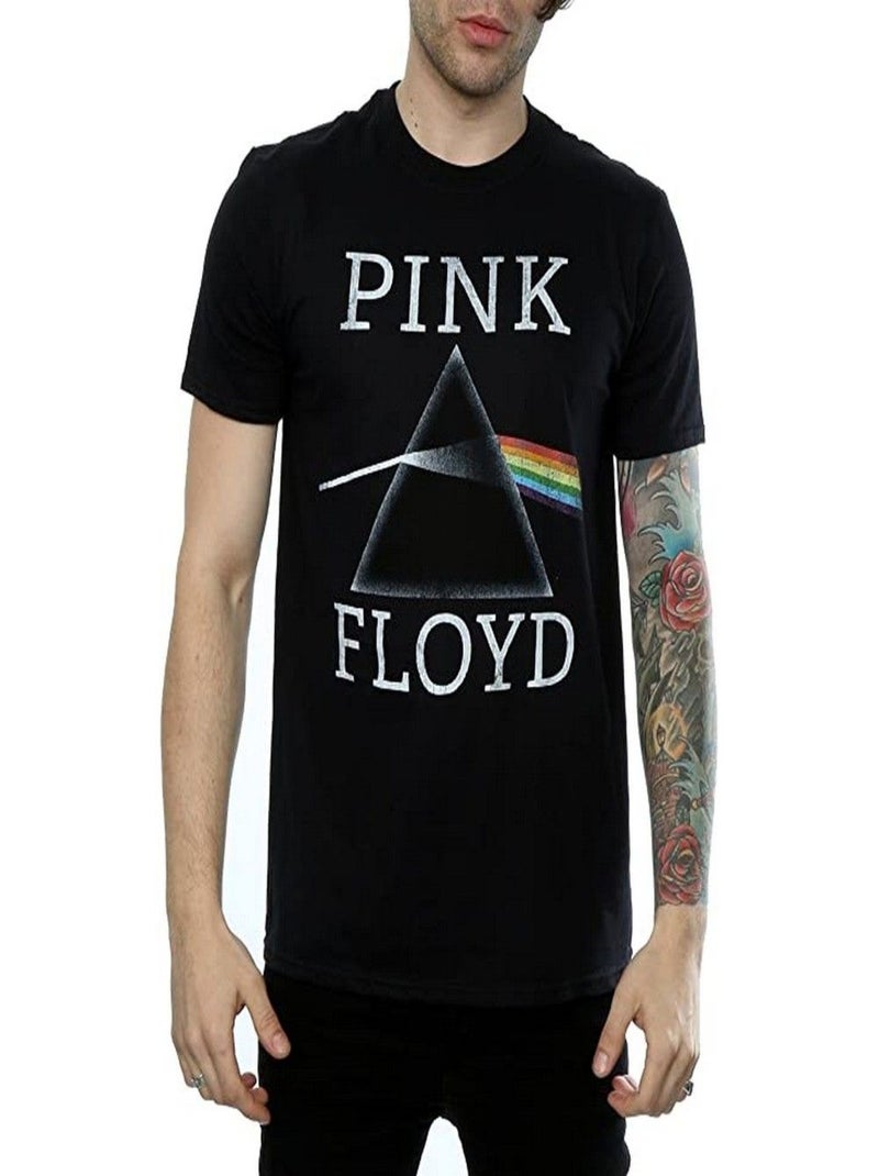 Pink Floyd Dark Side Of The Moon Maglietta Prisma Uomo Nero - Kiabi