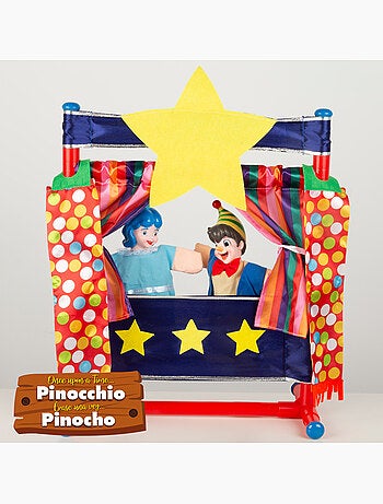 Pinocchio puppet theater set cucu show