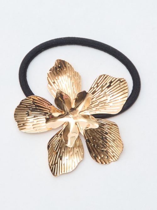 Pinze a coccodrillo a forma di fiore dorate - Kiabi