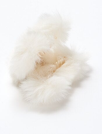 Pinze a granchio in maglia peluche