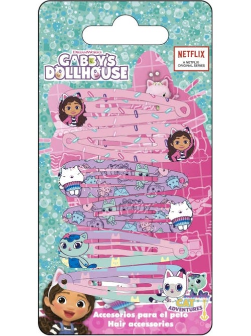 Pinze per capelli bambino glitterate Gabby: lotto di 6 in metallo - Kiabi