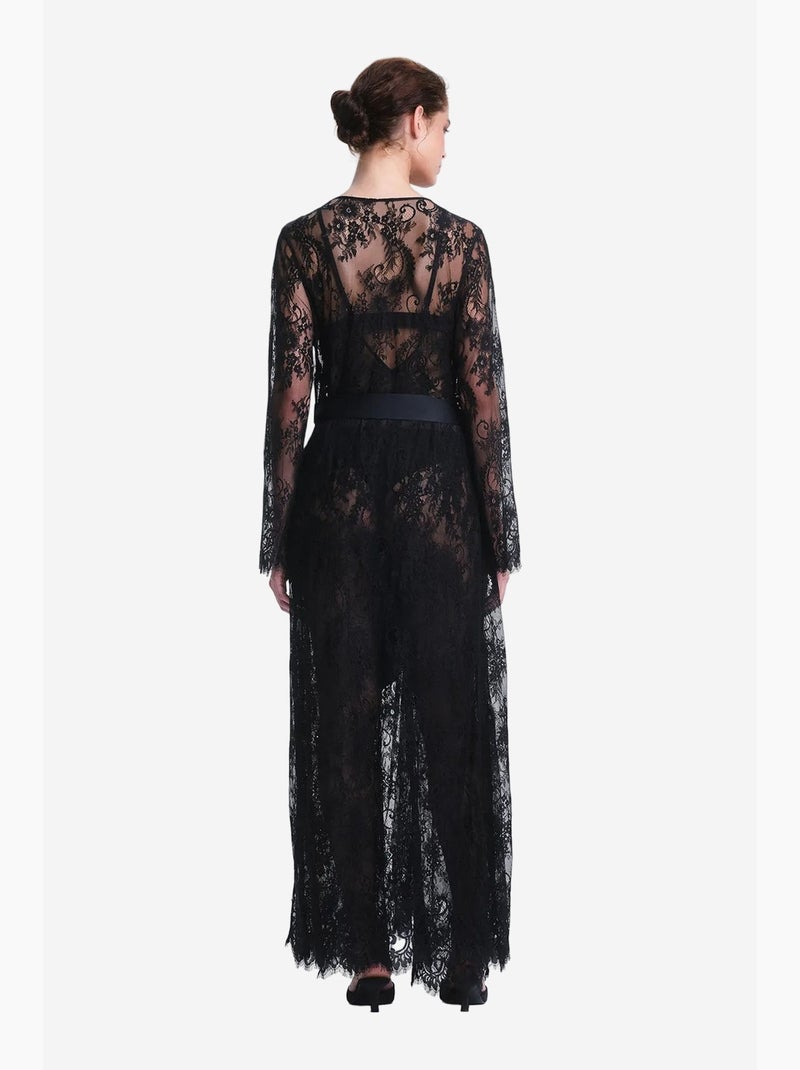Pirra lace vestaglia collezione privee penti Nero - Kiabi
