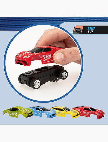 Pista da corsa magnetica con 2 auto e 2 controller progressivi speed & go
