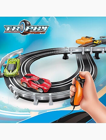 Pista da corsa magnetica con 2 auto e 2 controller progressivi speed & go