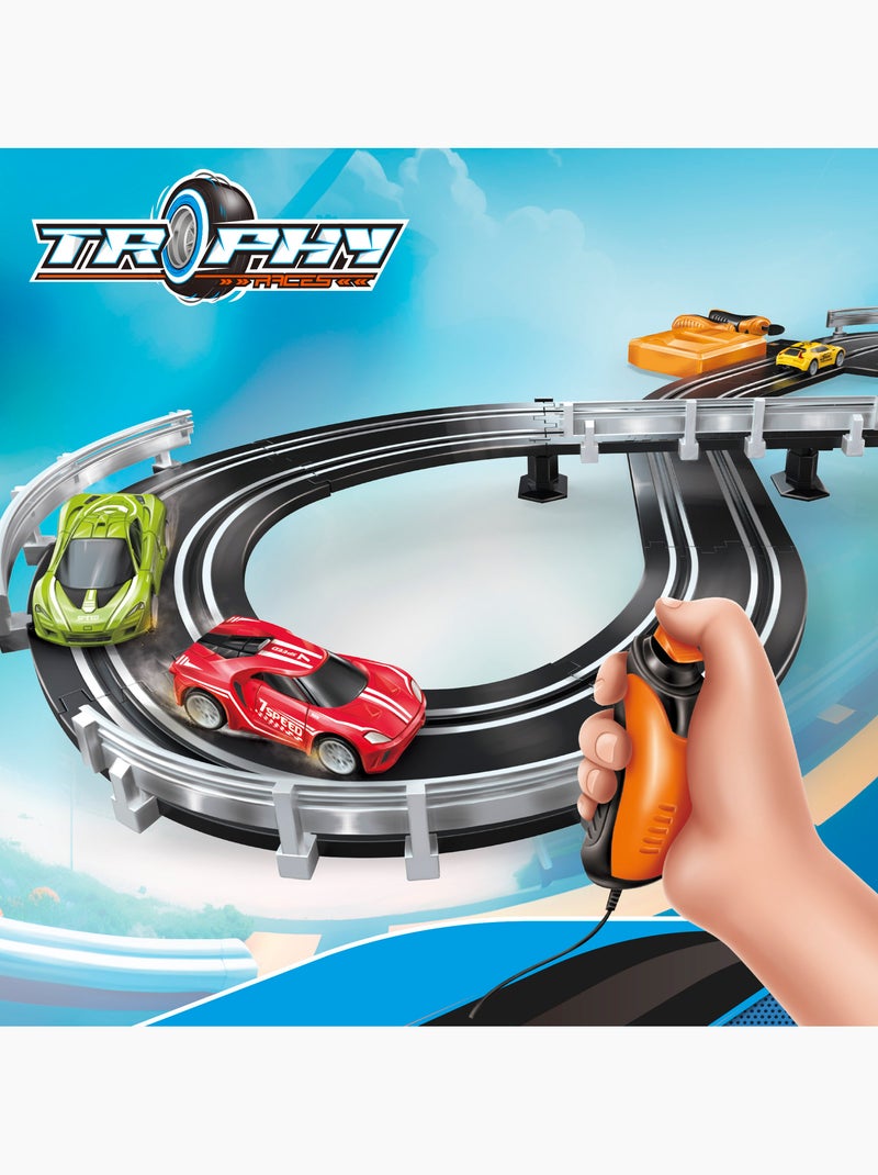 Pista da corsa magnetica con 2 auto e 2 controller progressivi speed & go N/D - Kiabi