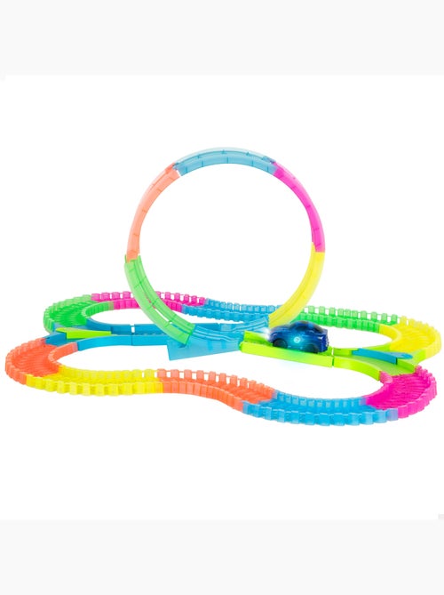 Pista per auto fosforescente 131 pezzi speed & go - Kiabi