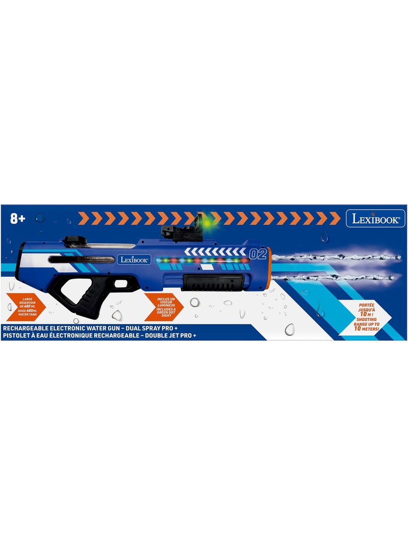 Pistola ad acqua elettronica ricaricabile con effetti luminosi e sonori Blu - Kiabi