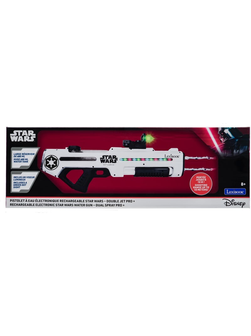 Pistola ad acqua elettronica ricaricabile Star Wars con effetti luminosi e sonori Bianco - Kiabi