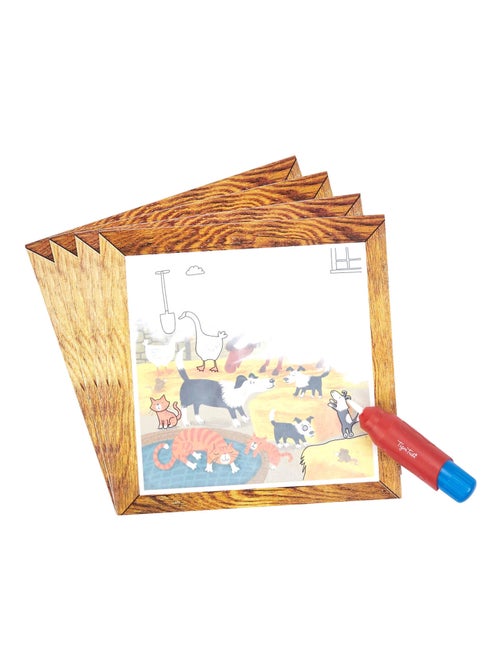 Pittura magica ad acqua riutilizzabile, avventure fattoria | Tiger Tribe - Kiabi