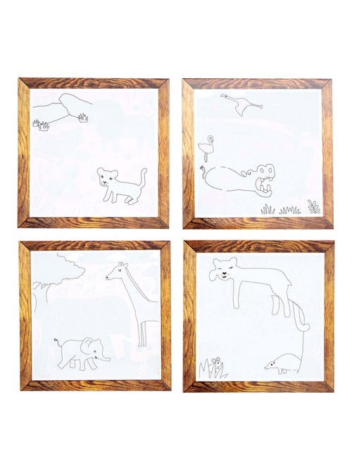 Pittura magica ad acqua riutilizzabile, avventure safari | Tiger Tribe - Kiabi