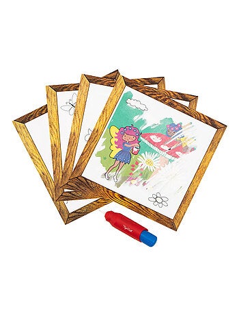 Pittura magica ad acqua riutilizzabile, giardino delle fate | Tiger Tribe